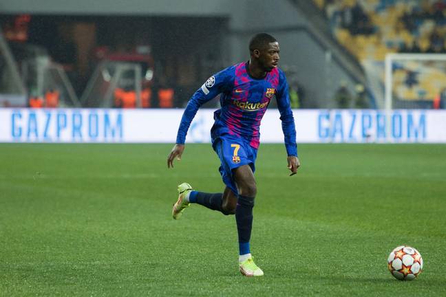Dembele isn't expected to be at the Nou Camp much longer. Image: PA Images
