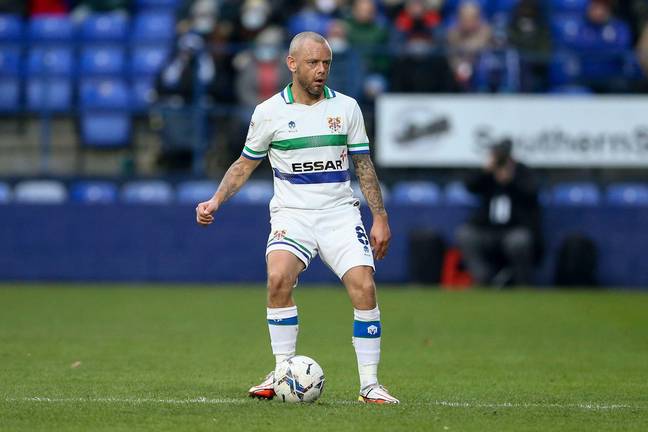 Spearing was playing for Tranmere last season. Image: Alamy