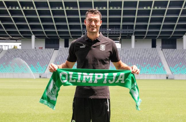 Riera was recently appointed Olimpija Ljubljana's new head coach (Image: Olimpija Ljubljana)