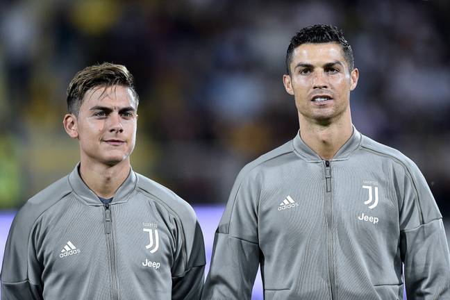 Dybala and Ronaldo played together at Juventus. Credit: Alamy