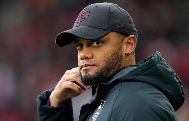 Kompany clearly isn't happy with what's happening at his former club. Image: Alamy