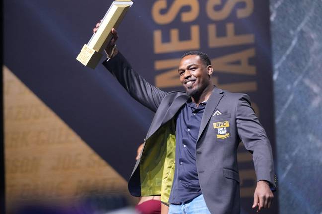 Jones at the Hall of Fame ceremony, just hours before things went very wrong. Image: PA Images