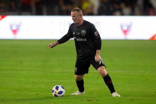Wayne Rooney in action for DC United in 2018. Image Credit: Alamy