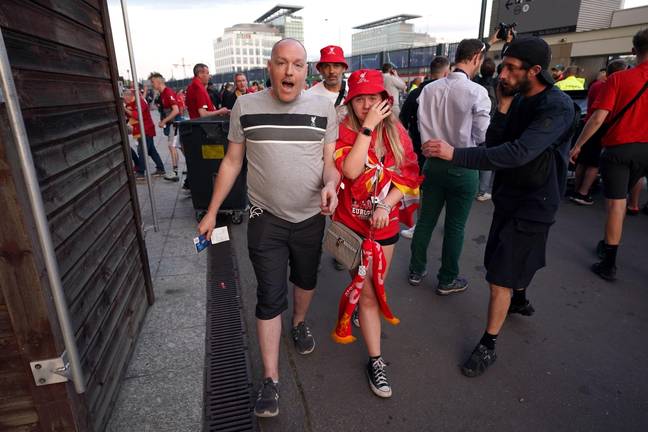 Fans were not treated well by security. Image: Alamy