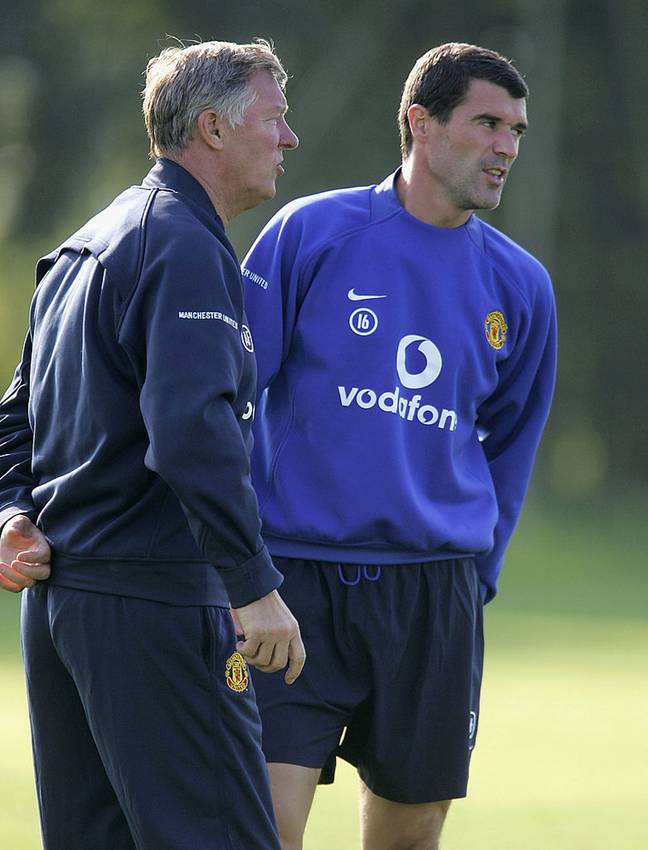Roy Keane made Sir Alex Ferguson furious after turning up late to training (Image: Getty)