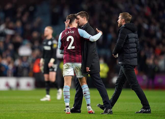 Steven Gerrard played a huge role in the right-back's career to date during their time together at Aston Villa. Image credit: Alamy