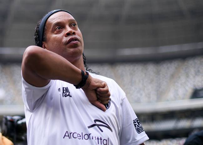 Former Barcelona and Brazil attacker Ronaldinho. (Credit: Getty)