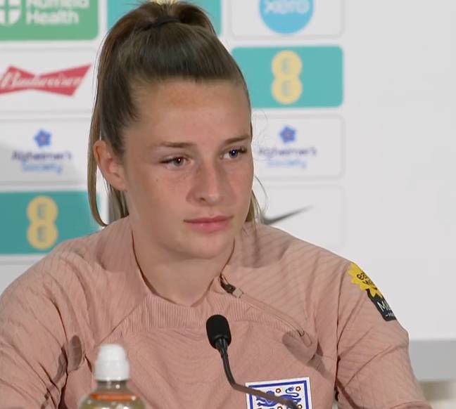 Ella Toone had her say on Alessia Russo's future at Manchester United. Credit: Sky Sports.