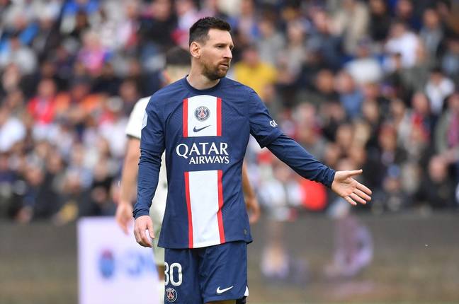 Lionel Messi in action for Paris Saint Germain