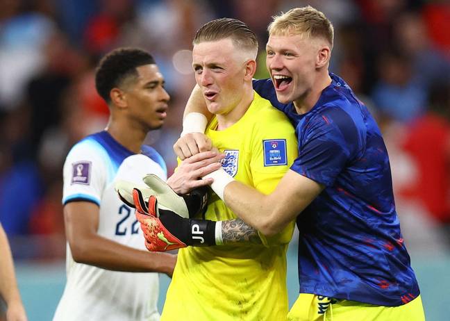 Ramsdale didn't play in Qatar but is predicted to replace Jordan Pickford for the next World Cup. Image: Alamy