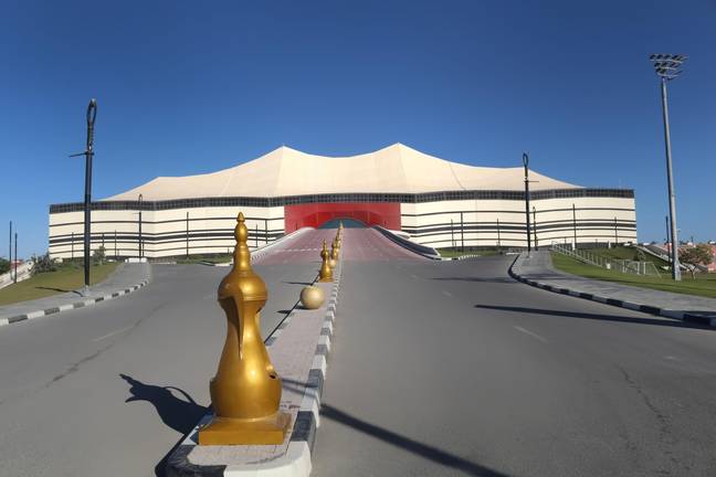 Al Bayt's access goes right up to the stadium. Image: Alamy