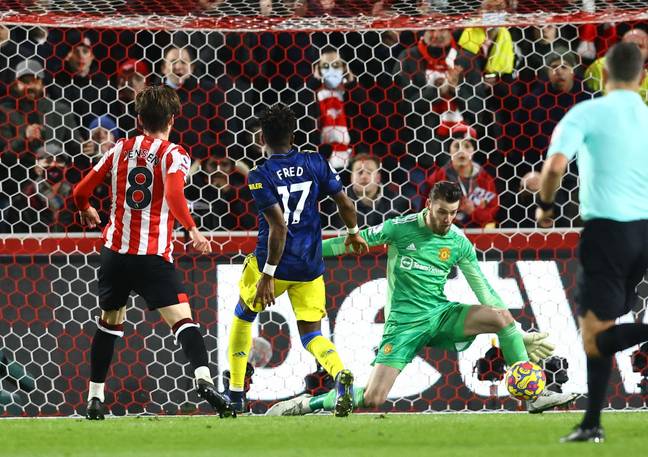 United conceded 57 goals this season but De Gea was still in top form. Image: Alamy