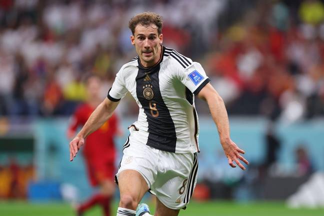 Leon Goretzka in action for Germany at the World Cup. Image: Alamy 