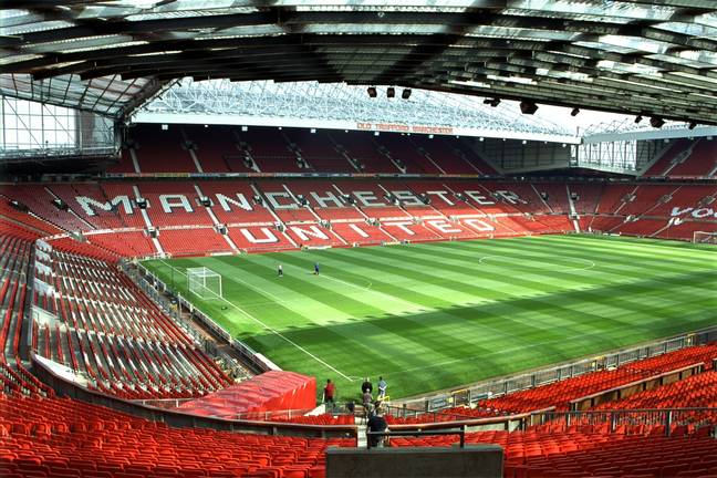 Manchester United's Old Trafford. Image: Getty
