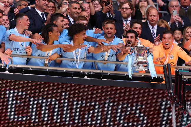 Manchester City win the FA Cup