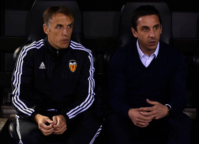 GettyImages-506126460 Gary Neville reveals the 'terrible' reason why he 'never' spoke to his friends again after his friend support Tottenham