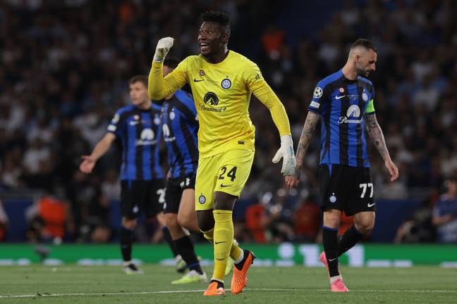 Onana impressed in the Champions League final. Image: Getty