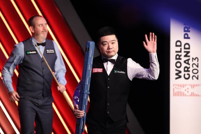 Ding Junhui beat Mark Williams after they set a new record for the most points scored in a frame. (Credit: Getty)