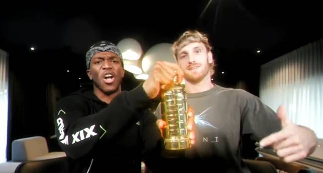 KSI and Paul in the announcement video. (Image Credit: PRIME)