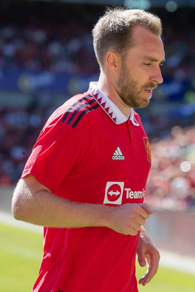 Christian Eriksen made his Manchester United debut against Atletico Madrid (Image: Alamy)
