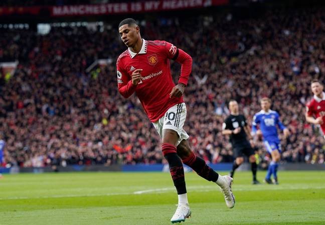Rashford made his debut seven years ago today and is now in the form of his life. Image: Alamy