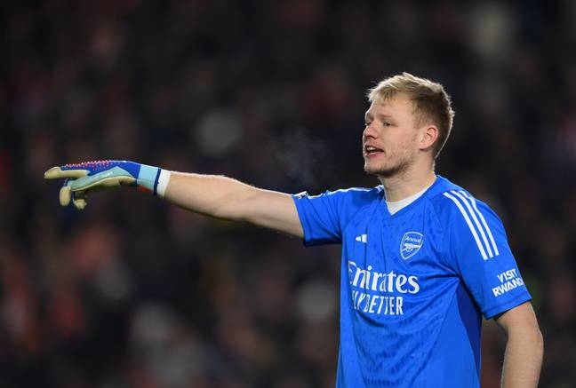 Aaron Ramsdale started Arsenal's win over Brentford. (Credit: Getty)