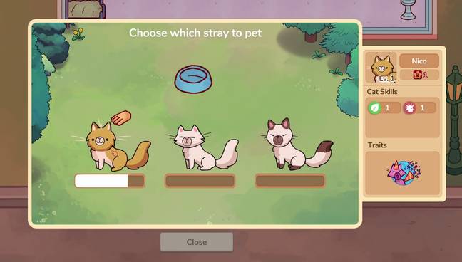 Befriend the stray cats and they'll come to live in your café. / Credit: Roost Games / Freedom Games
