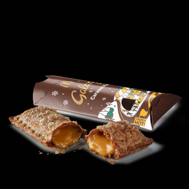 Galaxy Caramel Pie. Credit: McDonald's