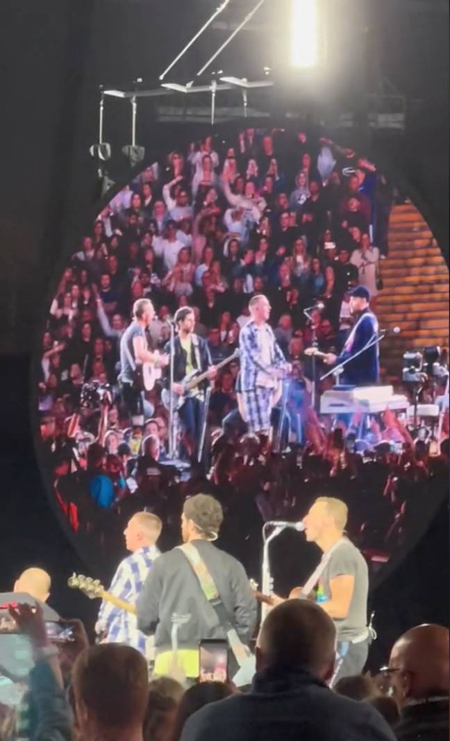 Aitch performed towards the end of the concert. Credit: @ciaraava_/TikTok