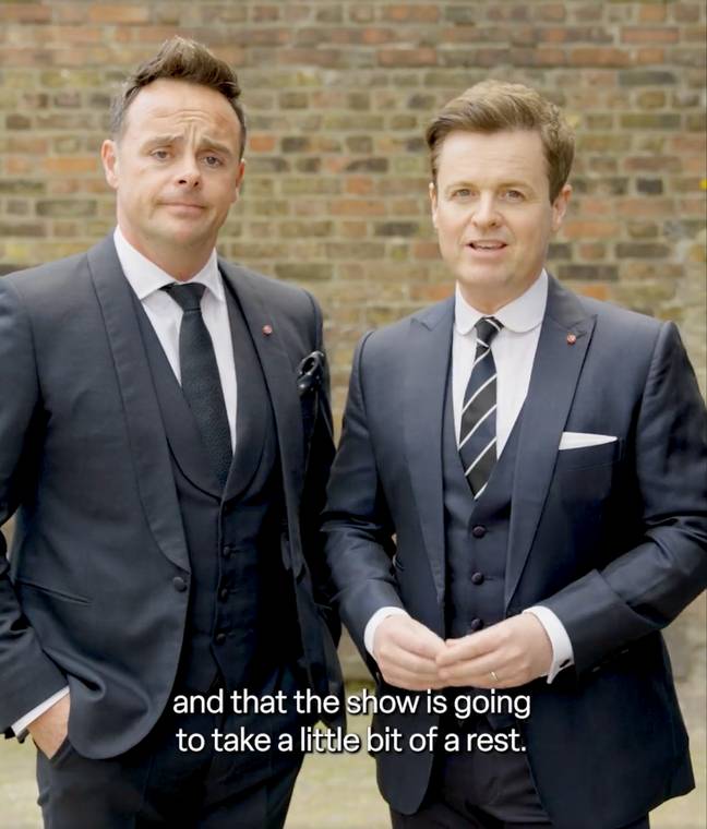 Ant and Dec won't be on ITV on Saturday nights after 2024. Credit: Instagram/Ant and Dec