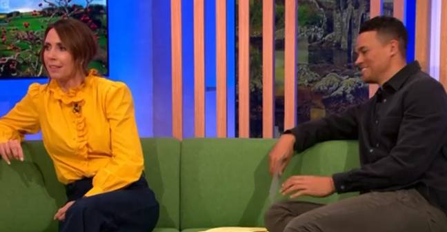 The hosts responded quite differently to the joke. Credit: BBC/The One Show