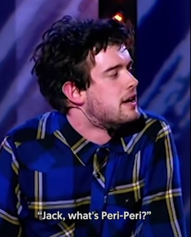 Whitehall's mentioned Nando's in some of his stand-up performances before. Credit: YouTube/ Jack Whitehall 