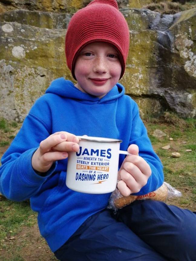 Lewis Capaldi's Glasto set clearly had an impact on 11-year-old James Craven. Credit: PA