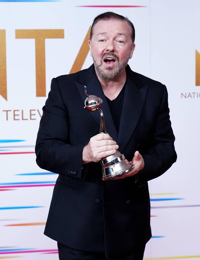 Gervais described the ordeal as 'f***ing awful'. Credit: PA / Alamy Stock Photo