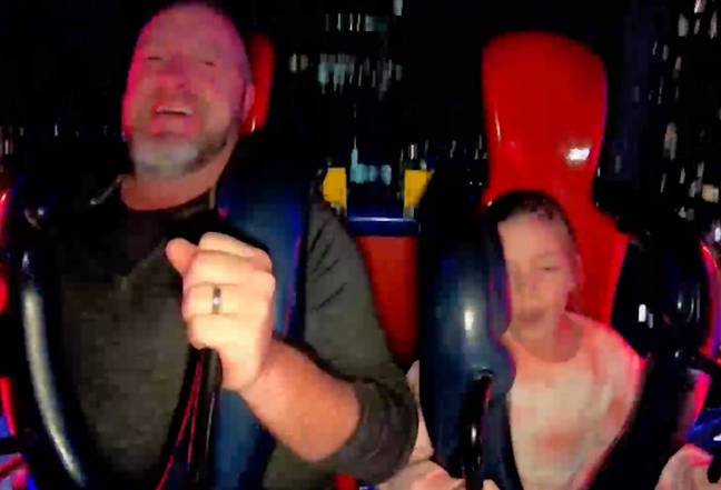 The nine-year-old blacked out twice on the ride. Credit: SWNS