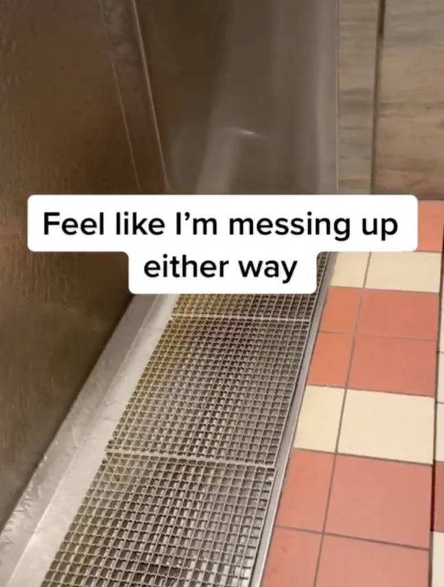 Tourist left at a complete loss trying to use Swedish urinals