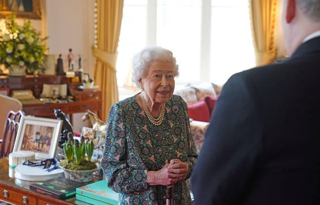 Queen Elizabeth, February 16, 2022. Credit: REUTERS / Alamy.