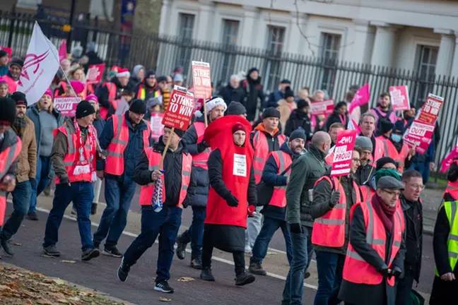 Royal Mail workers have been on strike this month. Credit: Lucy North / Alamy