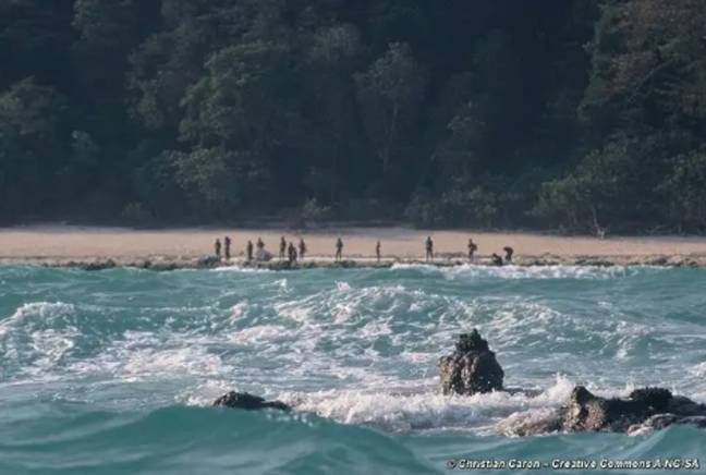 The tribe of North Sentinel Island. Credit: Survival International