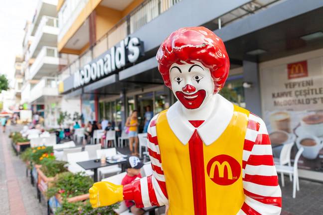 It turns out Ronald's absence is linked to the 'killer clown craze' that happened back in 2016. Credit: oerg Huettenhoelscher / Alamy Stock Photo