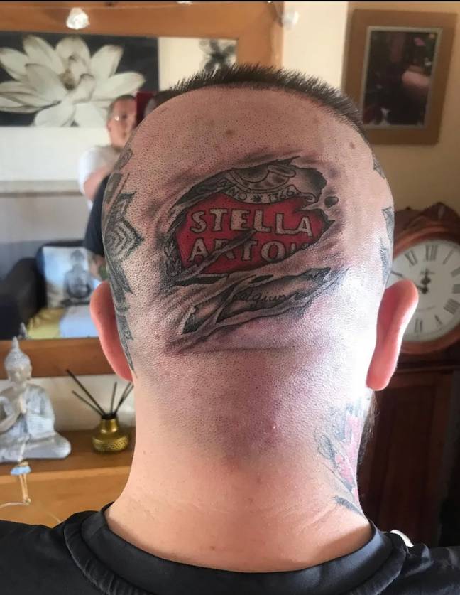 Connor Davidson's tattoo racked up 2.3 million views (and counting) in just one week. Credit: @carpfishing917 / Instagram.