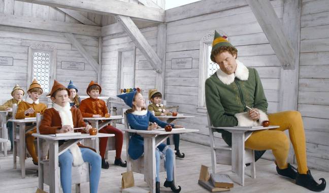 Will Ferrell starred as Buddy the elf in Elf (2003). Credit: Moviestore Collection Ltd / Alamy Stock Photo