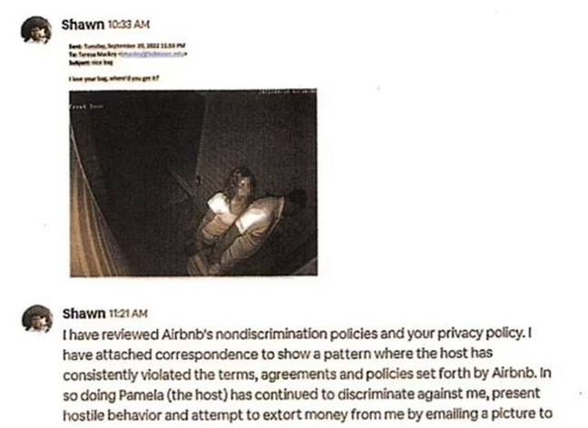 Fohler allegedly sent this email to Mackey's wife.