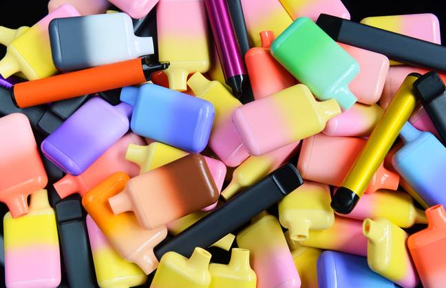 A disposable vape manufacturer is 'fully committed' in its promise to stop selling bright coloured products that could attract children. Credit: Getty stock images