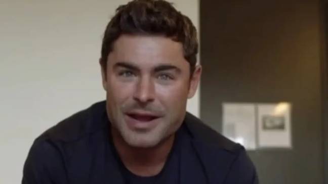 Efron in the Earth Day video. Credit: Facebook Watch
