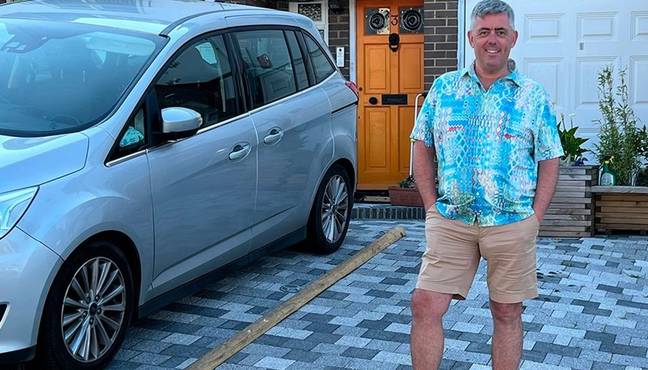 Joe Gorham rents out parking spaces on his driveway. Credit: Joe Gorham/Red Marlin Ltd