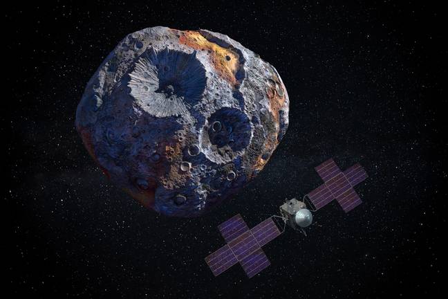 A Psyche metallic asteroid is worth tons of money. Credit: gre jak/Alamy Stock Photo