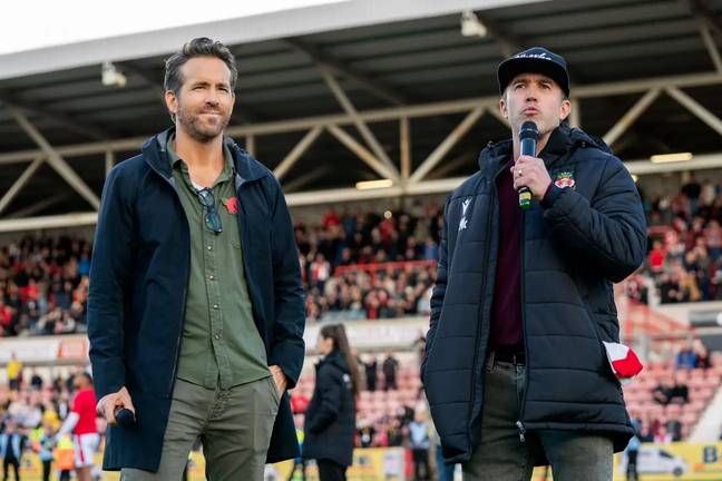 Rob McElhenney has responded to Paul Rudd's video showing his reaction to Wrexham's title win. Credit: Everett Collection Inc/Alamy