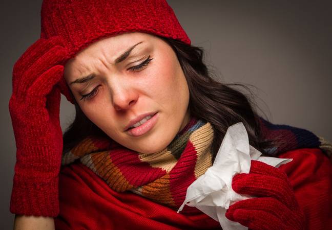 Many people catching the winter bug are suffering from serious headaches. Credit: Andy Dean Photography / Alamy Stock Photo