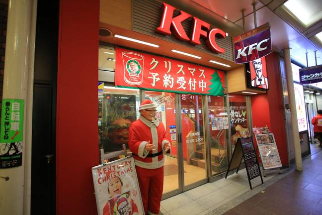 KFC for Christmas is unlikely to be a thing outside of Japan. Credit: Alamy / LT
